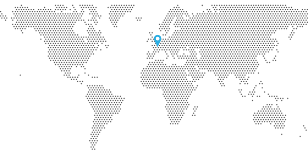 dotted world map